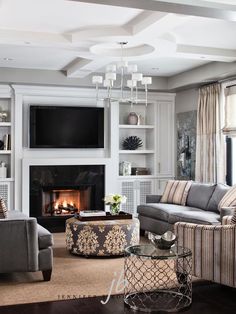 A transitional Living Room by Jennifer Brouwer Design Transitional Living Rooms, Living Room Den, Quality Living Room Furniture