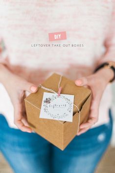 DIY - Leftover Takeout Box Labels -Free PDF Printable Design, Parties, Thanksgiving, Homemade Cards, Place Card Holders, Hostess, Curated Party