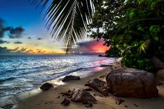 Seychelles, Photography, Sunset, Unpredictable, Colours, Landscape, In This Moment, Island, Seaside
