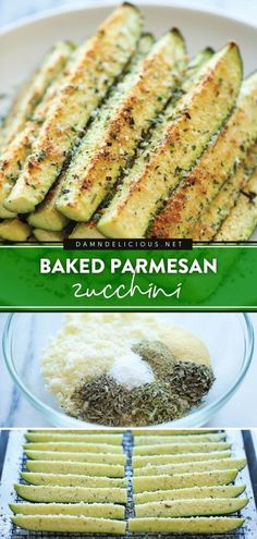 grilled parmesan zucchini with herbs and seasoning on the side