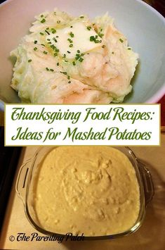 thanksgiving food recipes ideas for mashed potatoes