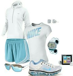 White Nike Outfit, Sportswear