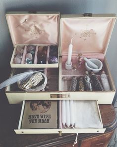 The Witch's Charm Box by MoveWithTheMoon on Etsy, $62.00 wicthcraft kit magick wiccan pagan Boho, Witch Aesthetic, Witchy, Witchy Crafts, Witch, Wicca Witchcraft