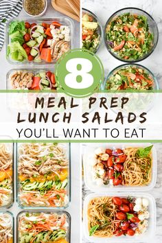 the 8 meal prep lunch salads you'll want to eat
