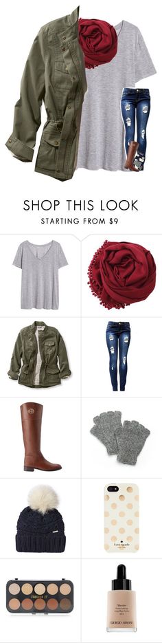 "Contest Entry #2" by kat-attack ❤ liked on Polyvore featuring H&M, Bajra, L.L.Bean, Tory Burch, SIJJL, Woolrich, Kate Spade, Forever 21, Giorgio Armani and paige100 Cardigans, Casual Chic, Shorts, Jeans, Leggings, Winter Outfits, Olive Jacket, Gray Shirt, Grey Tee