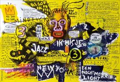 Basquiat Jean-Michel Basquiat : American Artist ( 1960 - 1988 ) More At FOSTERGINGER @ Pinterest