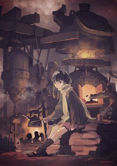 「ヤカンの外で」/「pomodorosa」のイラスト [pixiv] Anime Scenery, Noragami, Anime Artwork, Game Art, Deviantart