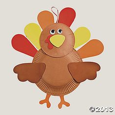 Thanksgiving craft...use footprints for feathers and handprints instead. Turkey Craft, Crafts For Kids, Plate Crafts, Turkey Crafts, Kids Crafts