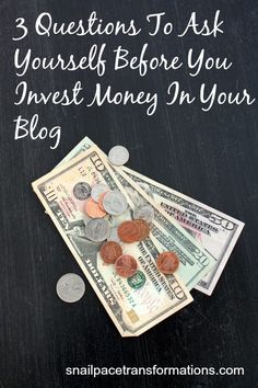 3 questions to ask yourself before you invest money in your blog. #motivation #success #mindset #wealth #yopro #entrepreneurship #yoprowealth #investwisely #investing Internet Marketing, Blogging For Beginners, Blogging Ideas, How To Start A Blog, Blog Tips, Online Work, Make Money Blogging, Online Business