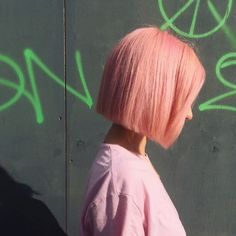 Bleach London = pink and in love with this cut Ombre, Instagram, Make Up, Grunge Hair, Moda, Inspo, Styl, Gaya Rambut, Roz