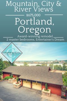 Portland home, Award Winning Remodel, Entertainers Dream, Executive Retreat, Mountain peaks and Willamette River Views, 4 bedrooms, 2.5 baths, MLS Number: 15568725 $675,000 Home for Sale in Portland, Oregon. Willamette