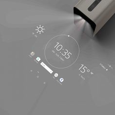 Sony launches Xperia Touch projector that turns any surface into a touchscreen Web Design, Interface Design, Tech Design, Touch Screen