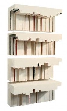 Bookshelves, Plop Art, Sculptures, Contemporary Art, Installation Art, Rachel Whiteread