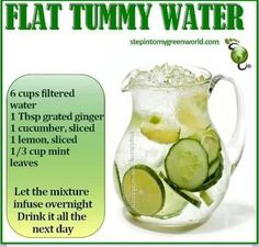Protein, Flat Tummy Water, Weight Loss Drinks