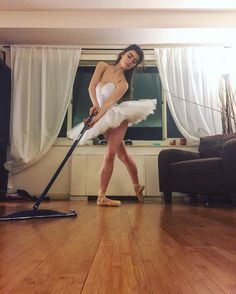 This ballerina spends over 9 hours on her toes every day but only has to spend about 9 seconds to clean her floor! #CleanFloorHappyFeet -@theballerina #bonainspiredbyyou Ballet, Ballerina, Ballet Images, Toes, H.e.r., Happy Feet, 9 Hours, Appealing