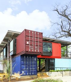 A Bar Built From Shipping Containers
