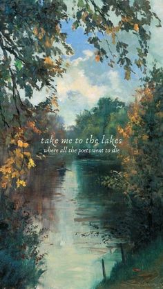 Poems, Paintings, Inspiration, Nature, Poetry, Books, Lake, Scenery, Paisajes