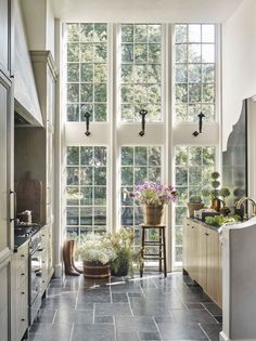 Kitchens, Cottage Kitchen Inspiration, Modern Cottage Kitchen, Kitchen Windows, Cottage Style Homes