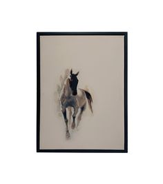 Display your love for horses by making the Place & Time Spring Framed Wall Decor  -  Horse a part of your home decor. This wall decor sports a beautiful illustration of a horse. It comes with a black frame that gives it a finishing touch. You can use this wall decor to adorn a living room or foyer wall. You can also gift it to an equestrian in your life. Brand: Place & TimeTheme: HorseDimensions: 17.2 x 0.38 x 24.2 inchesContent: Medium - density fiberboard Wall Décor, Framed Wall, Horse Wall, Wall Decor, Frame Wall Decor