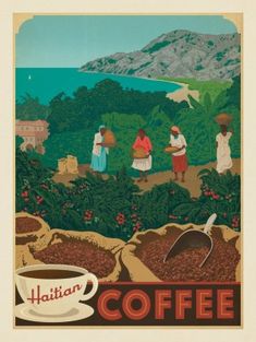 Design, Coffee Culture, Vintage Coffee Poster, Coffee Artwork, Coffee Poster, Coffee Illustration