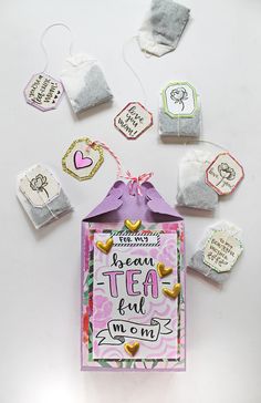 DIY Custom Mother's Day Tea Gift Bag - Tombow USA Blog