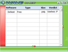 the software screen shows how to use wave