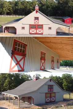 custom modular horse barn Building, House Styles, Modular, Red Barn, Cabin, Property