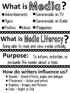 what is media and how does it help you to write an article in this text?