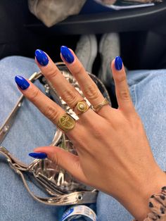 blue nails 🧿🧿