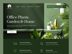 the website for office plants garden and home