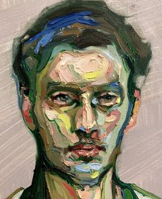 Bold Outlines Delineate Expressive Portraits by Agnes Grochulska | Colossal Process Art, Illustrators, Contemporary Art, Oil Portrait
