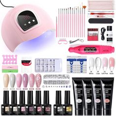 Plug Type : USB Plug Quantity : manicure Kit set Size : as the picture shows Material : glass Model Number : 56293 Brand Name : UR Sugar Item Type : Set Kit Item Type : Set Kit nails : nail set Type2 : gel nail kits with lamp Type3 : Manicure kits with nail art tools Feature 1 : UV LED nail lamp Feature 2 : 35000RPM electric nail drill machine Feature 3 : Nail Art Accessories Feature 4 : soak off nail gel set Lasting Time : Around 3 weeks gel polish : Semi Permanent Vernish Specification:Brand: UR SUGARType: Gel PolishCapacity: 7.5mlLong Period: About 30 DaysSuitable Lamp: UV Lamp or LED LampPackage Contents:UR SUGAR Manicure SetFeature:It made of healthy, environmental,friendly,no poisonous,pungent chemical materials.It is quick drying with any UV Light.Long lasting for at least 15-30days Casual, Inspiration, Gel Polish, Pink, Uv Gel Nails, Uv Gel Nail Polish, Nail Drill Machine, Nail Polish Sets, Gel Polish Colors