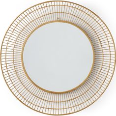 Round bamboo wall mirror for that natural touch! Suits a variety of interiors including boho style spaces. #bamboomirror #naturalmirror Wall, Round, Led, Tulsi, Room Inspiration
