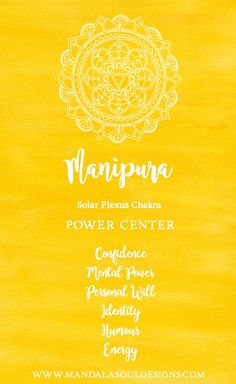 Solar Plexus Chakra - Manipura. Our Power Center. Learn out how to heal and balance your Solar Plexus Chakra. Manifest a full and balanced life! Solar Plexus Chakra Healing