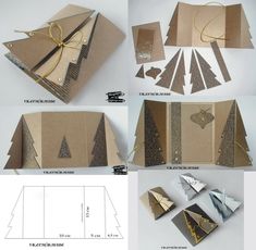 Diy 3d Christmas Tree Card, Paper Christmas Tree, Diy Paper Christmas Tree, Handmade Christmas