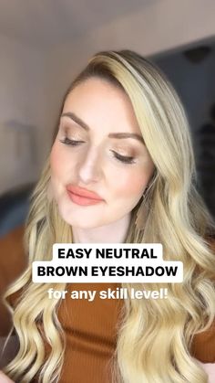 Double tap & save for later! ✨ Easy neutral brown eyeshadow tutorial for ANY skill-level!! 🙌

What do you think!? 😍

Colors used: Chai, Sedona, Angels Landing & Drift (Makeup in bio or go to lovealwayslaura.com)

Comment ME if you want direct links to these shades! 👇

Follow for more easy makeup & beauty tutorials! 💖 Neutral Eyeshadow, Eyeshadow Tutorial, Brown Eyeshadow, Brown Eyeshadow Tutorial