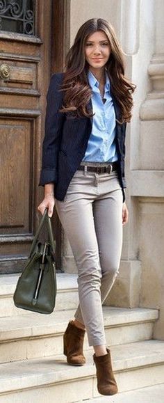 Nice 232 Casual Blazer Outfit for Women You Must Have232 Casual Blazer Outfit for Women You Must Have https://www.fashionetter.com/2017/03/29/232-casual-blazer-outfit-women-must/ Business Outfits, Office Outfits, Professional Outfits, Casual Work Outfits