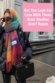 Get The Look For Less With These Acne Studios Scarf Dupes. Step up your winter outfits and winter aesthetic with these beautiful scarf blanket from Acne. Find dupes for the popular scarf fashion to complete your winter outfit style and look put together with winter fashion outfits. Lots of affordable dupes for the popular Acne scarf. Accessorize your winter outfits with these scarves. #scarffashion #winterfashionoutfits #winteroutfits #scarffashion #winteroutfitstyle Winter, Winter Outfits, Tops, Burberry Scarf, Acne Studios, Winter Scarf, Light Denim, Light Denim Jeans, Winter Scarf Outfit
