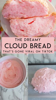 the pink cloud bread that's gone viral on tiktok is so easy to make