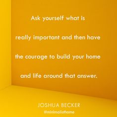 From The Minimalist Home, coming December 18. Pre-order Joshua's new book and receive free resources (printables, private webinars, motivational reading guide) to help you in your journey to own less. #minimalisthome Just Do It, New Hobbies, Me Quotes