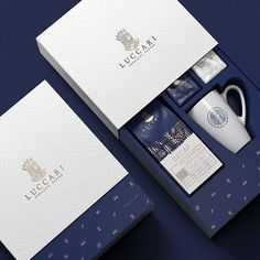 the luxury gift box is open and ready to be opened