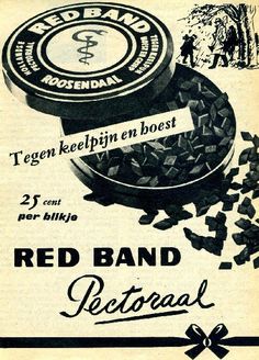 oude reclame red band Vintage Tins, Old Advertisements