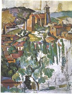 paulcezanne-art: “ View of Gardanne, 1886 Paul Cezanne ”