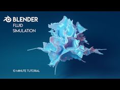 the blender fluid simulation is shown in this video