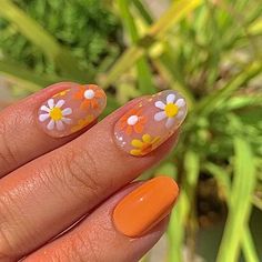 Flower Nails, Spring Nails, Colourful Nails, Colourful Nail, Holiday Nails, Dream Nails, Colorful Nail, Cute Acrylic Nails, Colorful Nails