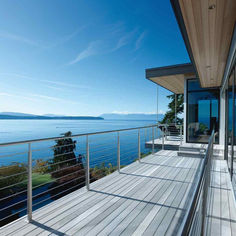 25 Outdoor Decks Enlarged by Horizontal Railing Extensions