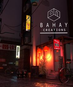 Japanese, 4th Street, Background, Artistry, Photorealistic Rendering, Save, Blender