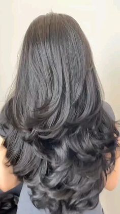 Straight Hairstyles, Long Thick Layered Hair, Hairstyles For Layered Hair, Long Hairstyles With Layers, Curls For Long Hair, Hair Lengths