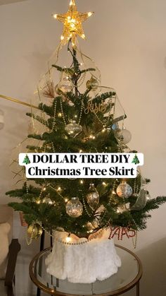 You’ll need: dollar tree basket, mop covers, hot glue gun, scissors. Christmas, Celebration, Natal, Holiday, Merry, Christmas Tree, Little Christmas, Christmas Diy, Tree
