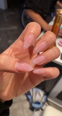 Opi Pink Nail Polish, Pink Clear Nails, Clear Nails, Neutral Nail Color, Pink Gel Nails, Pink Nail Colors, Neutral Nail Designs, Nude Nail Polish, Pink Manicure